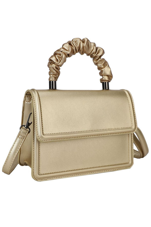 Elegant Scrunch Handle Shoulder Bag