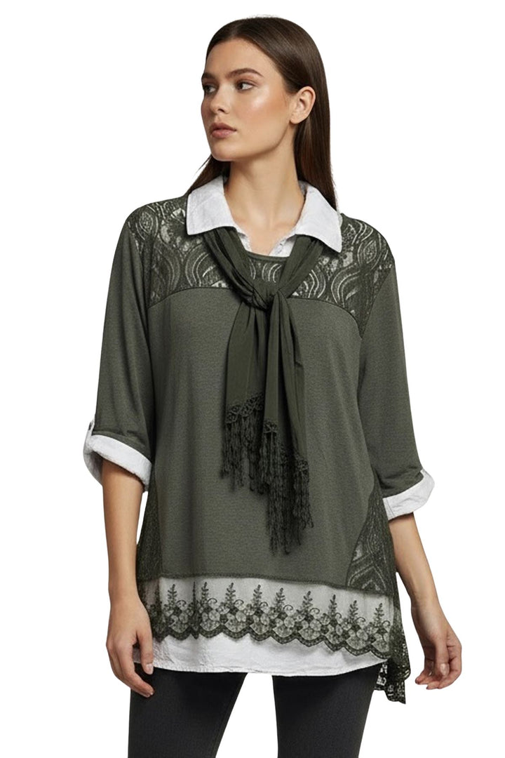 cotton floral blouse women