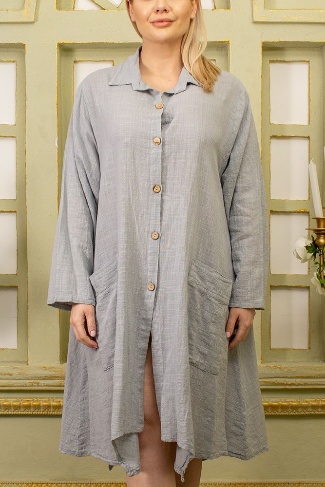 Asymmetrical Long Shirt