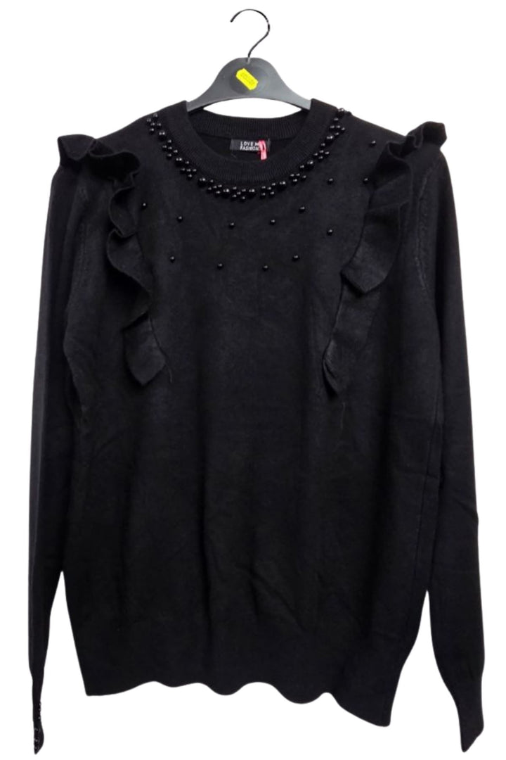 pearls knit viscose blouse wholesale bulk