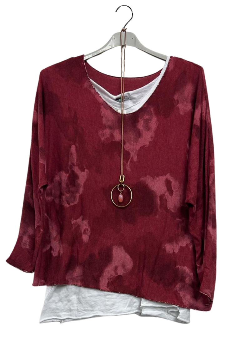 tie dye wholesale cotton top