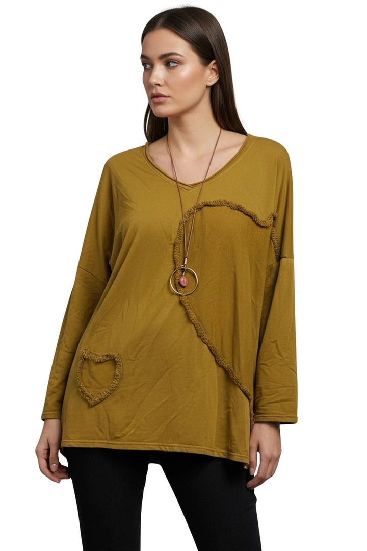 heart tunic top bulk