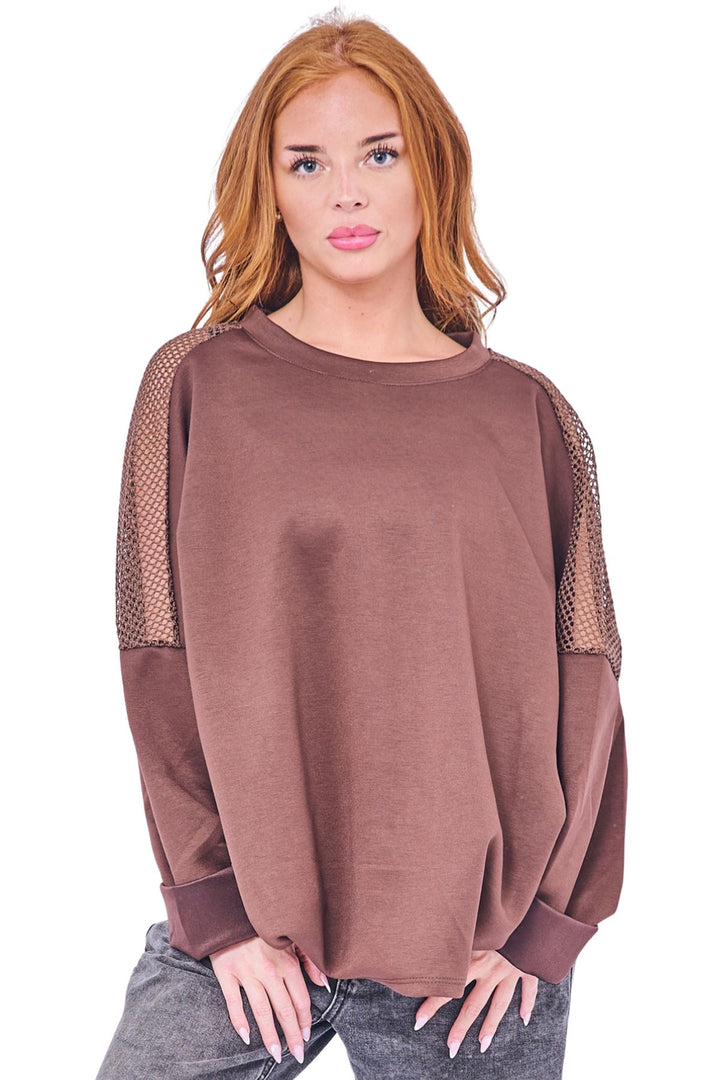 plain mesh textured top bulk buy