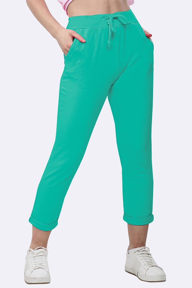 Italian Plain Drawstring Pocket Trousers