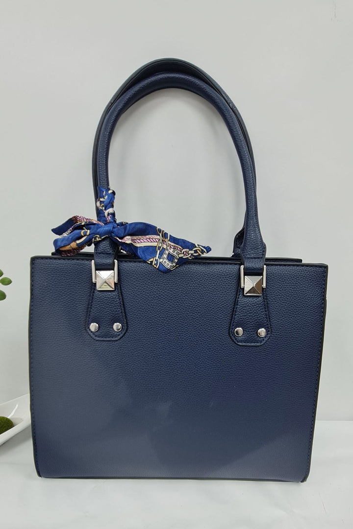 Elegant Structured Two Handed Shoulder Bag