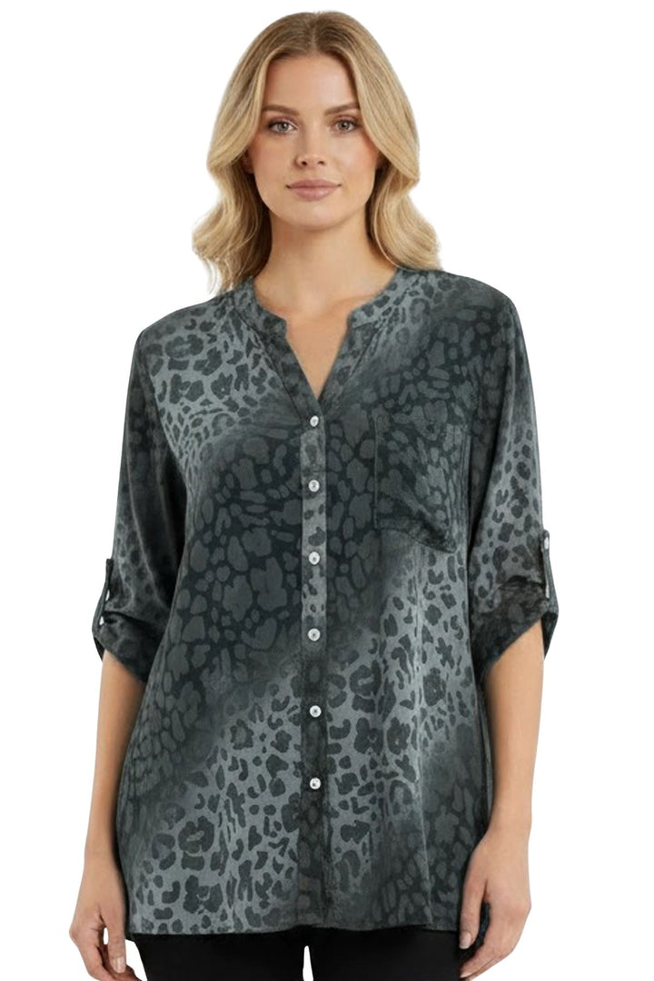 Leopard print retail shirt