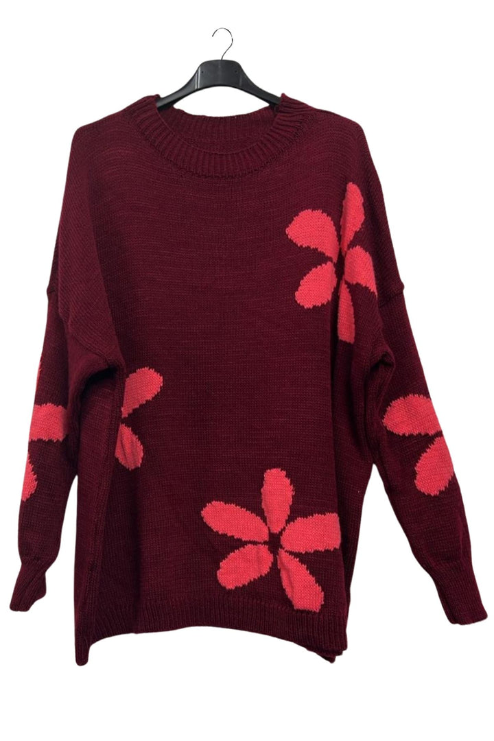 wholesale floral print tunic jumper UK