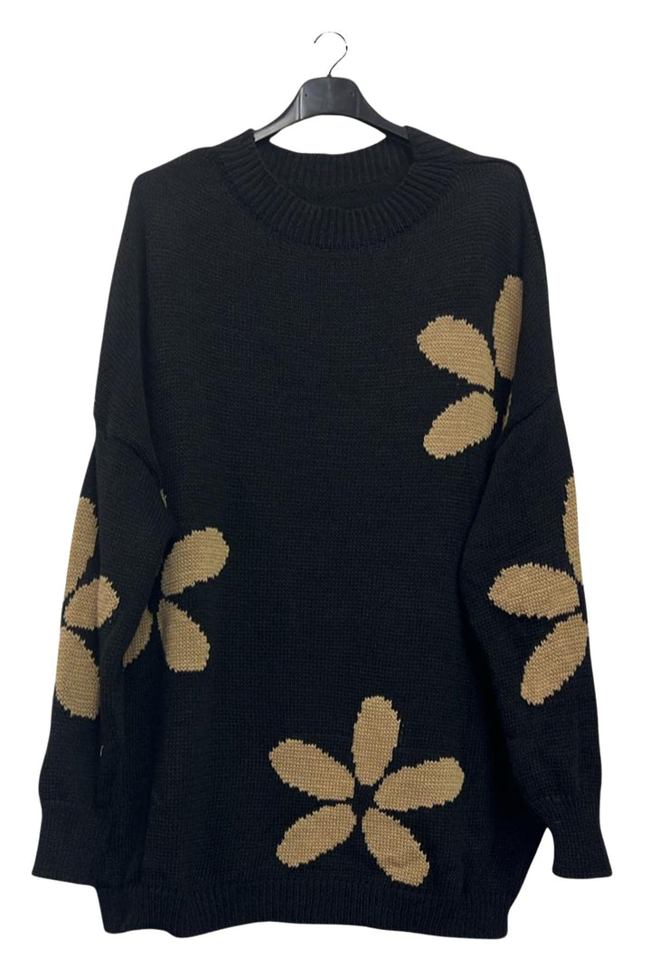 floral print tunic jumper wholesale clothing