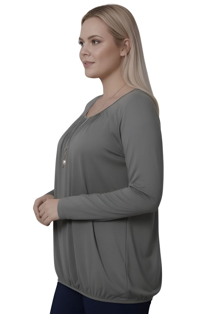relaxed fit viscose blouse
