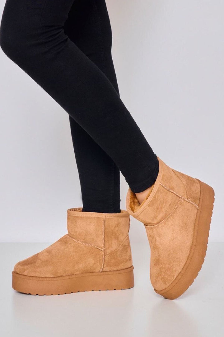 wholesale faux suede platform shoes