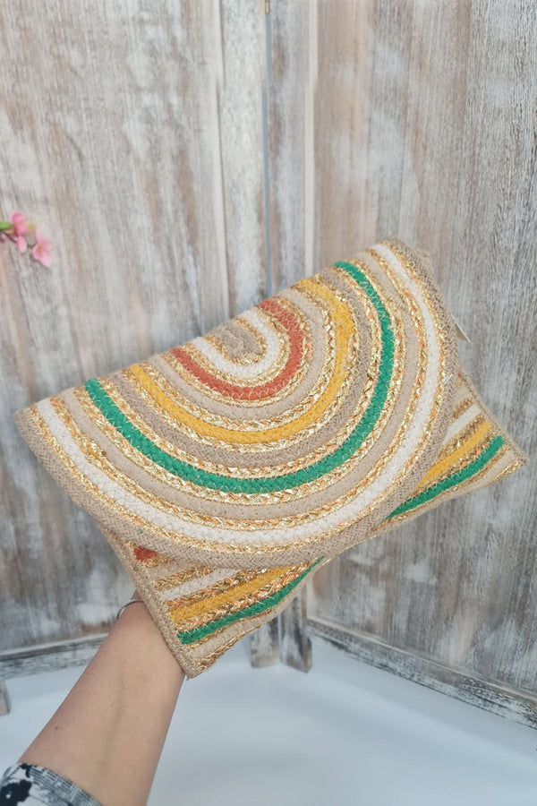 Rainbow Pattern Shoulder Cotton Bag