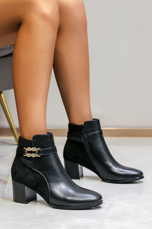 block heel ankle shoes
