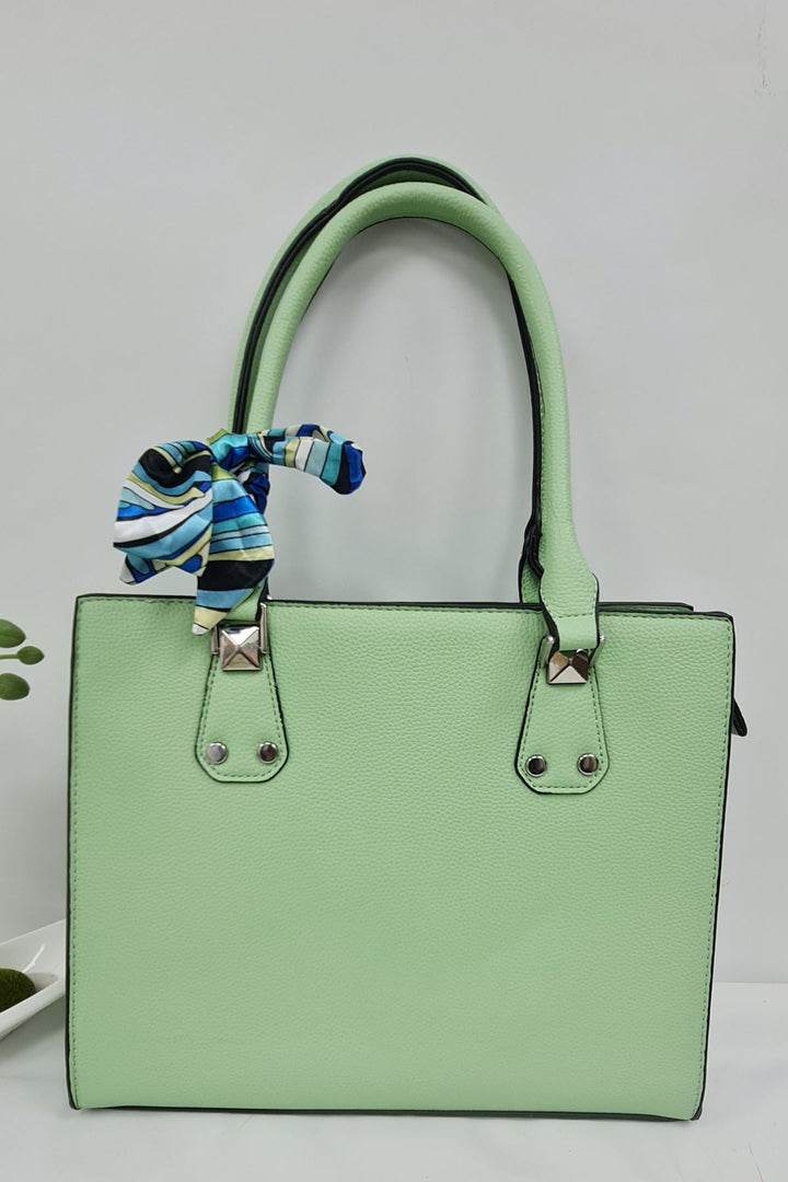 Elegant Structured Two Handed Shoulder Bag