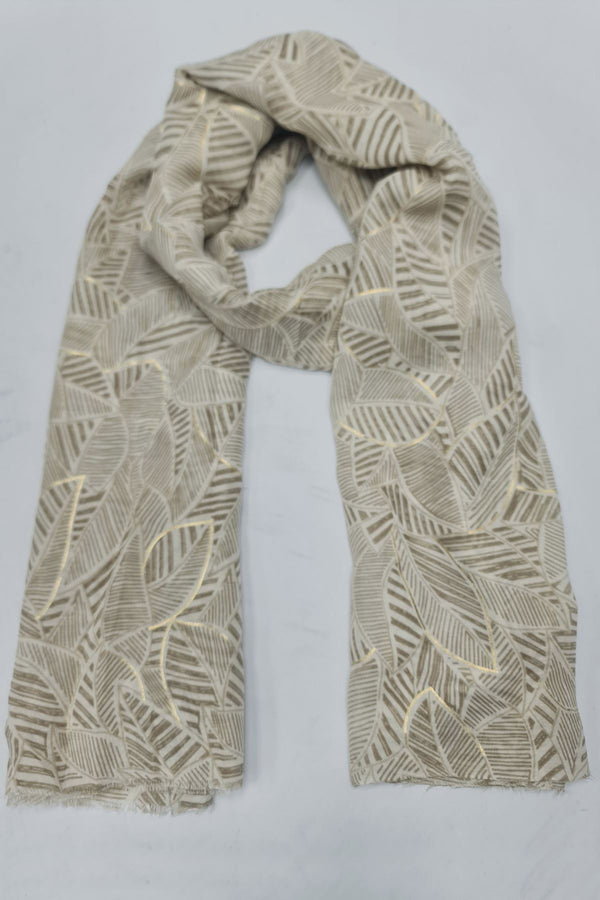 Leaf Print Scarves