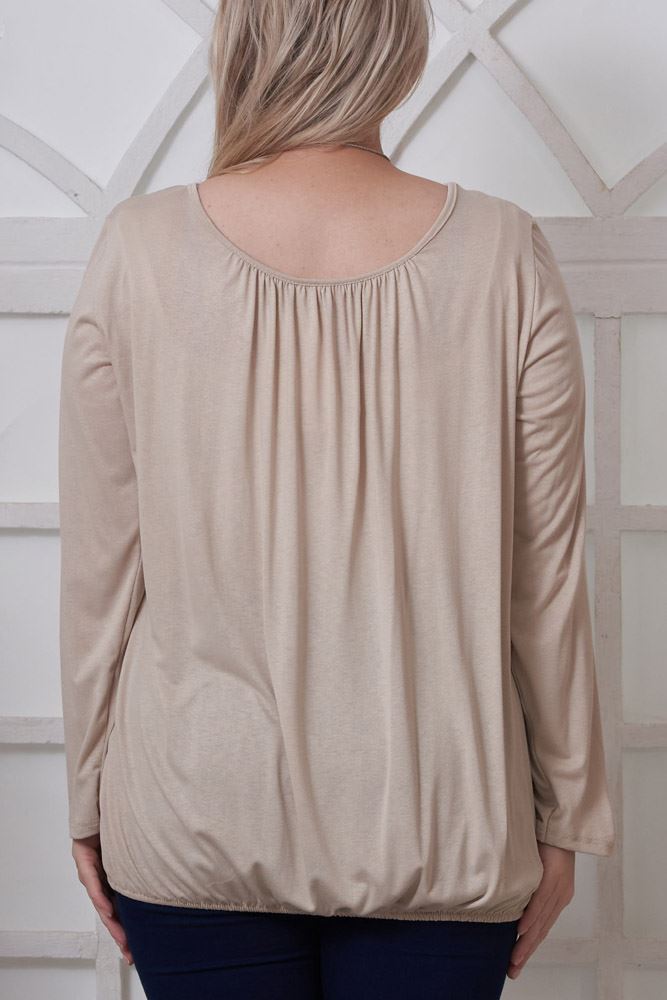 boutique pleated viscose top
