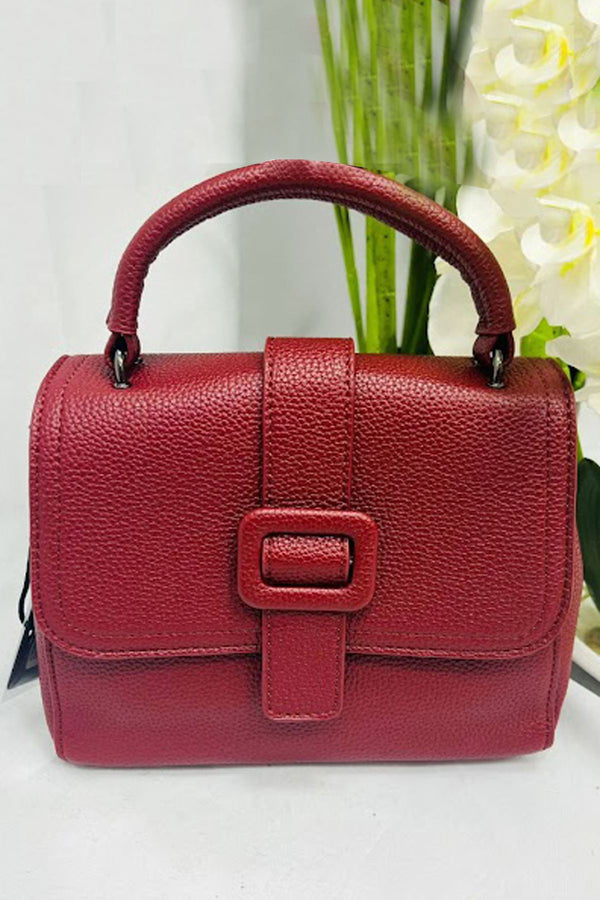 buckle detail shoulder bag
