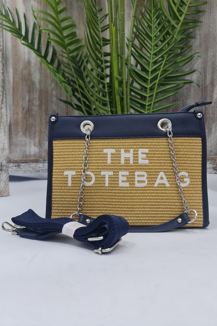Tote Chain Strap Two Handle Shoulder Bag