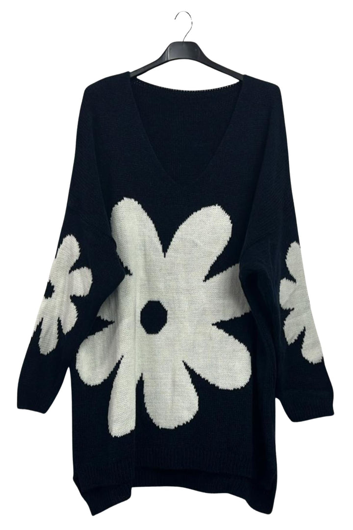 high low hem jumper
