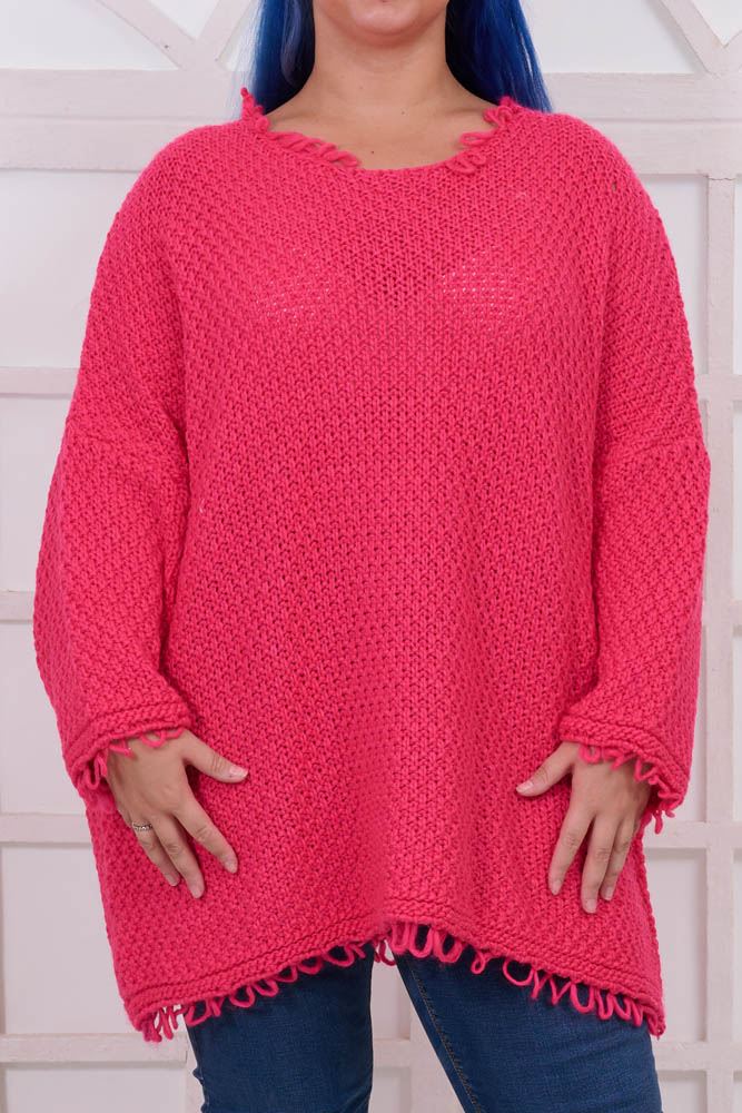 Crochet Pattern Acrylic Jumper
