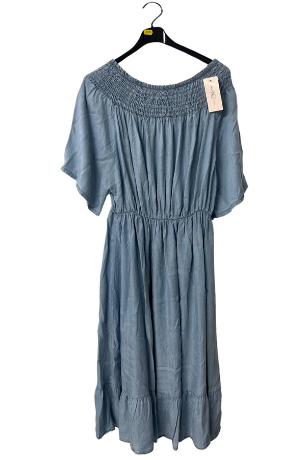 Plain Elasticated Wasit Dress