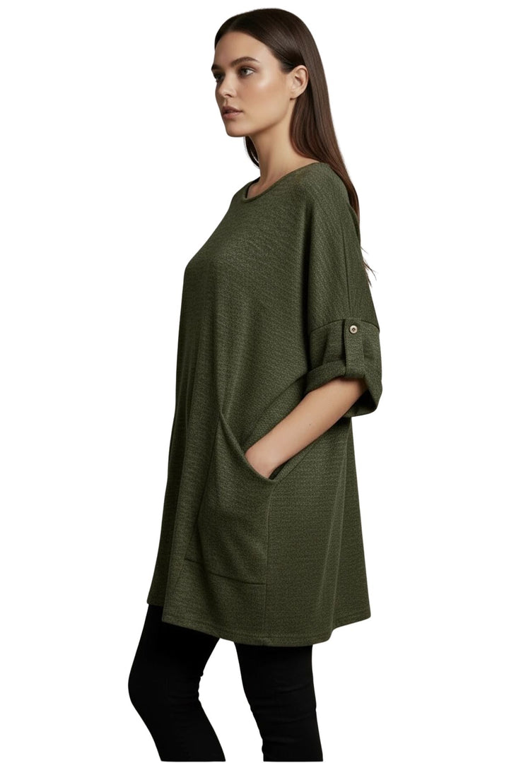 stylish heathered ladies top