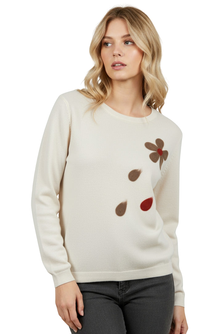 uk wholesale floral soft feel jumper