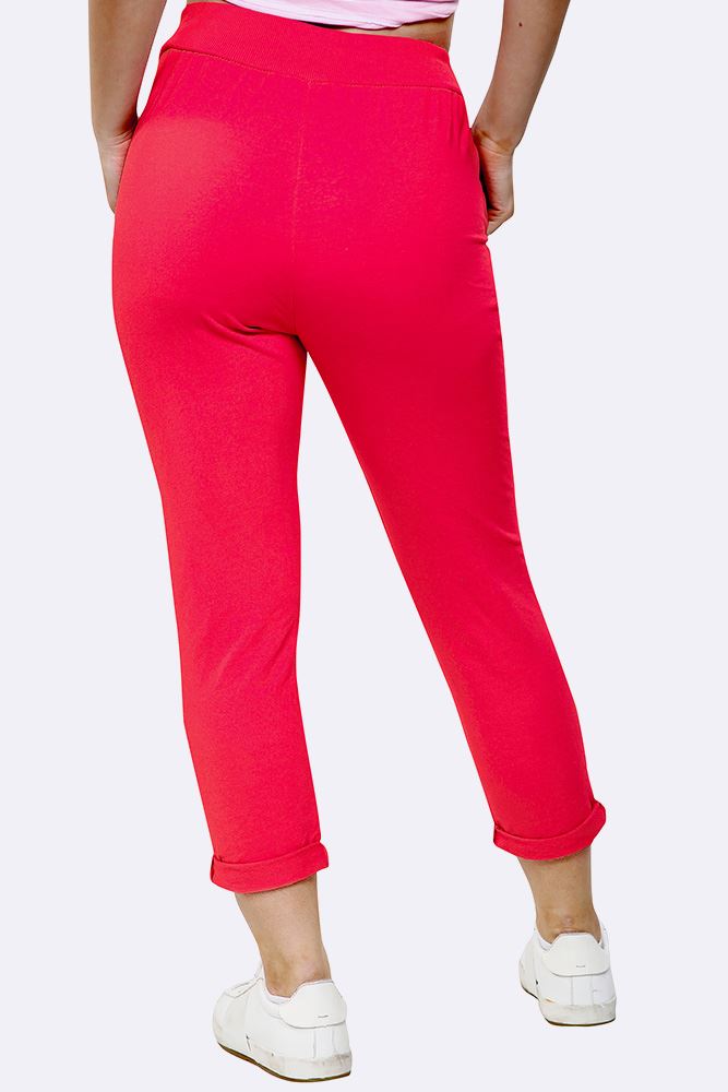 Italian Plain Drawstring Pocket Trousers