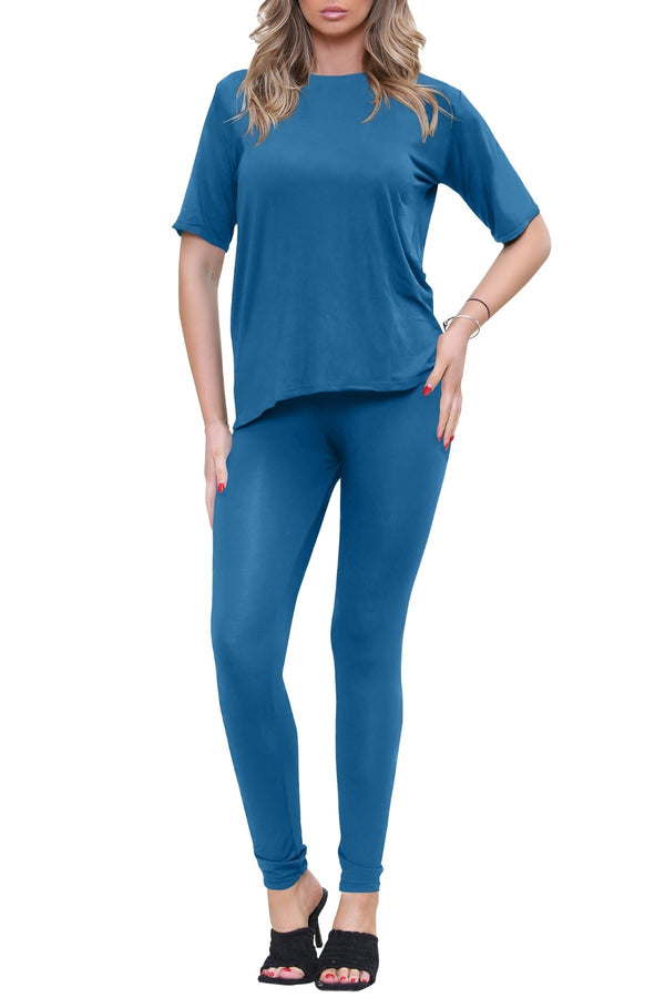 Special Price Women Oversized T-shirt & Leggings Co-ords Set