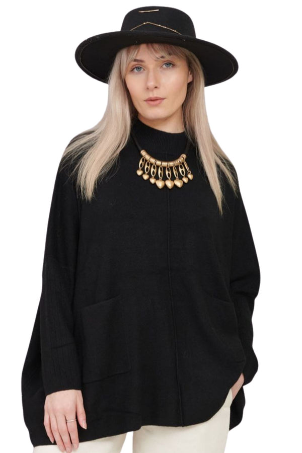 Knitted Front Pocket Jumper