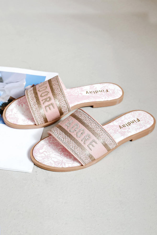 Dior Embroidered Slipper