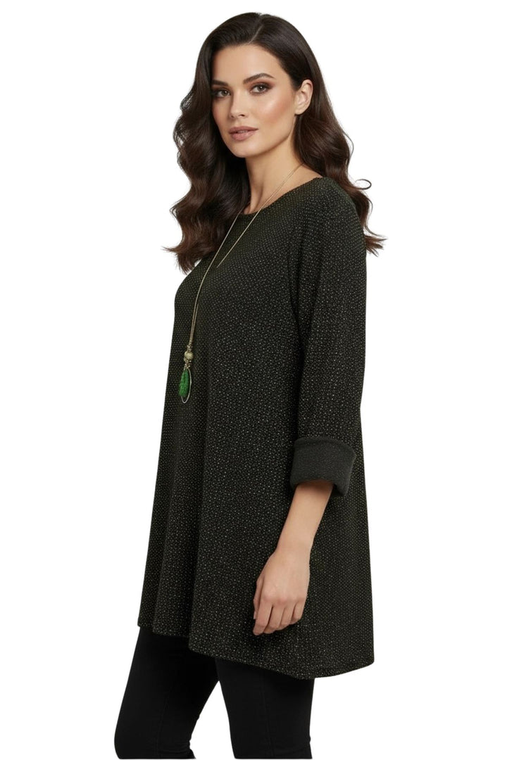 metallic dotted top supplier