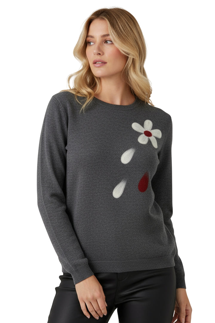 womens floral petal jumper bulk buy