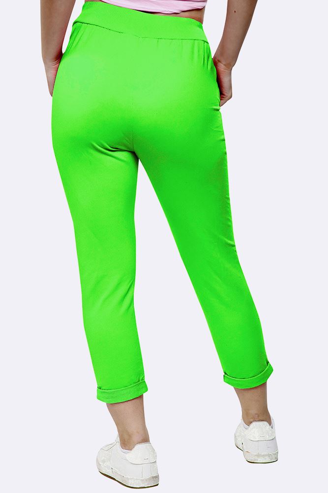 Italian Plain Drawstring Pocket Trousers