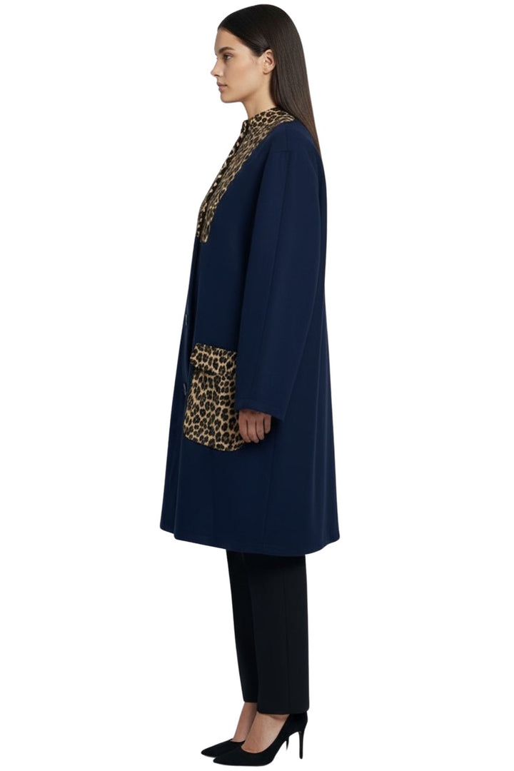 animal print coat
