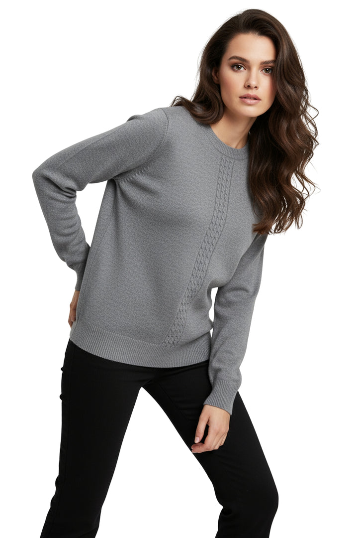 crew neck cable knit jumper wholesale UK
