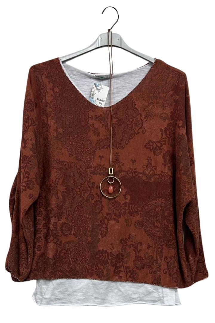 paisley cotton top wholesale