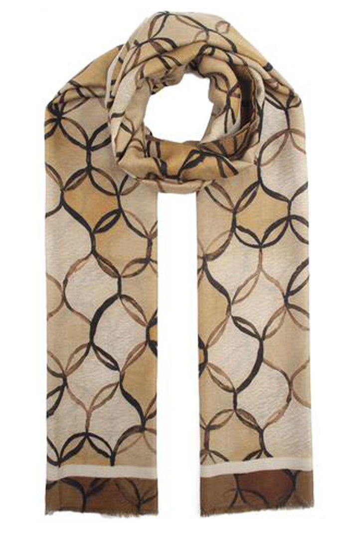Geometric Ring Print Scarves