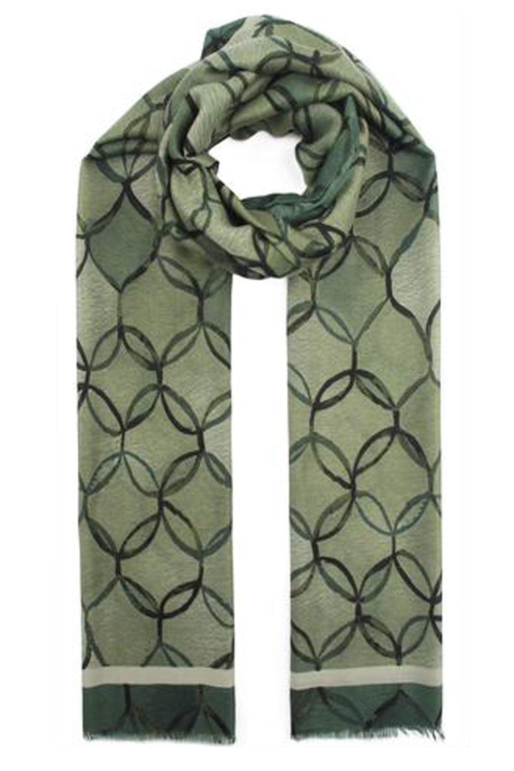 Geometric Ring Print Scarves
