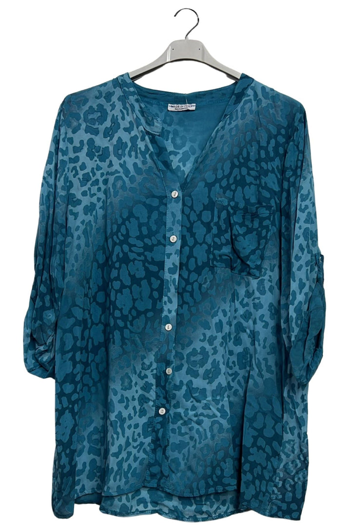 women leopard print shirt
