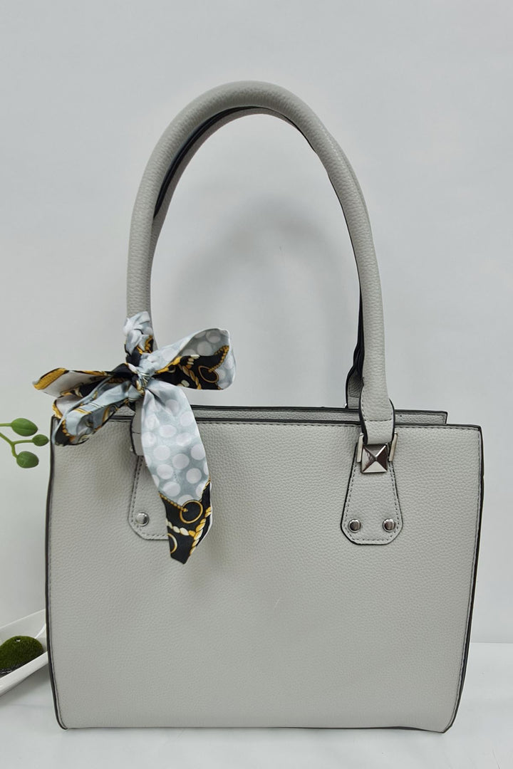 Elegant Structured Two Handed Shoulder Bag