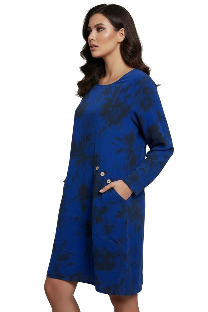 ladies floral cotton dress