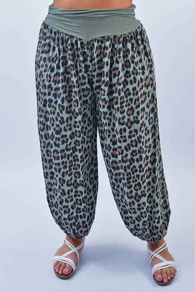 Leopard Print Hareem Pants