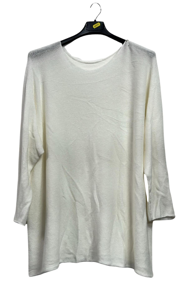 Plain Soft Knit Tunic Top