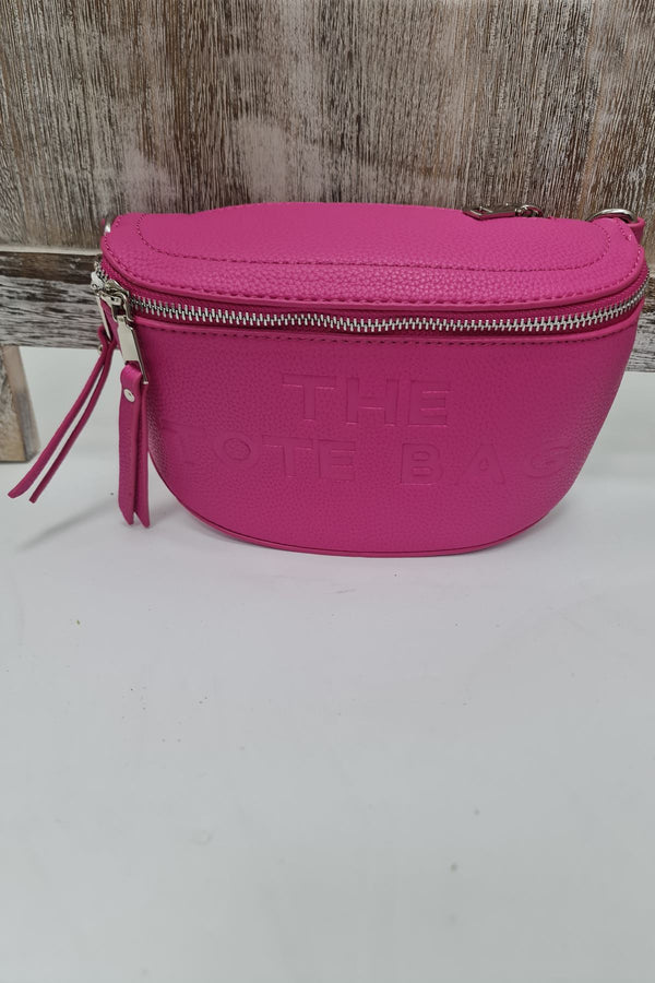Tote Print Double Zipped Shoulder Bag