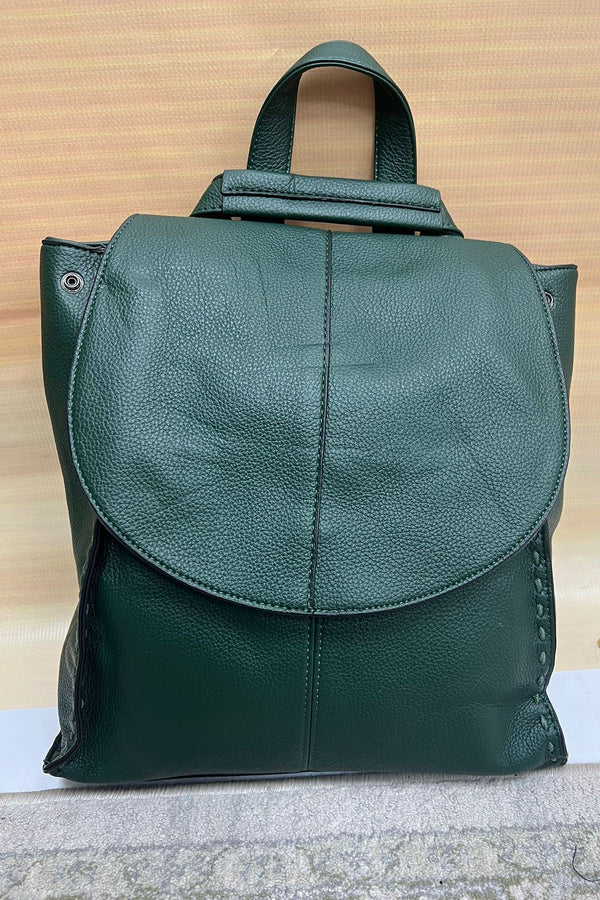 Flap Closure Handle Strap Backpack Bag