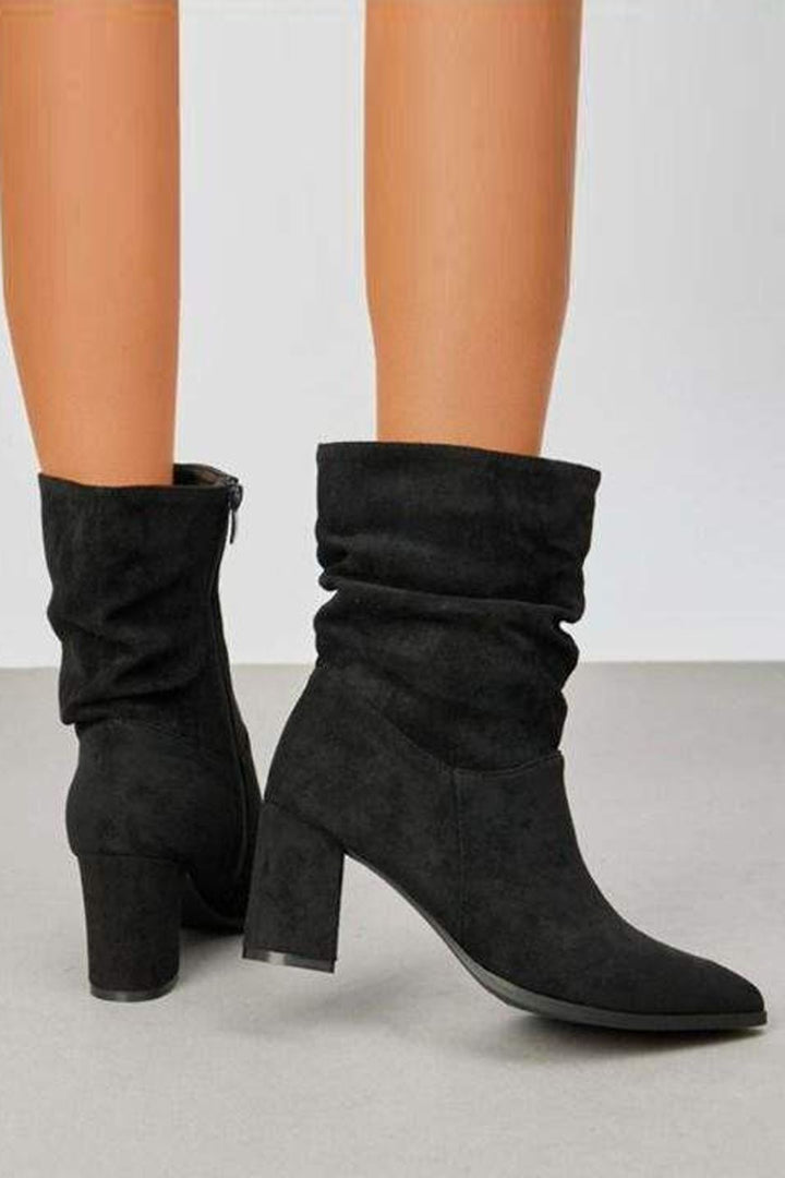 mid heel suede shoes wholesale
