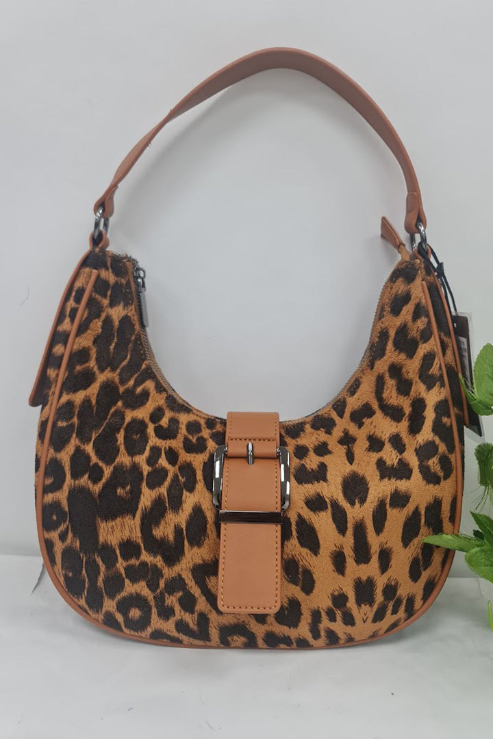trendy leopard print handbag