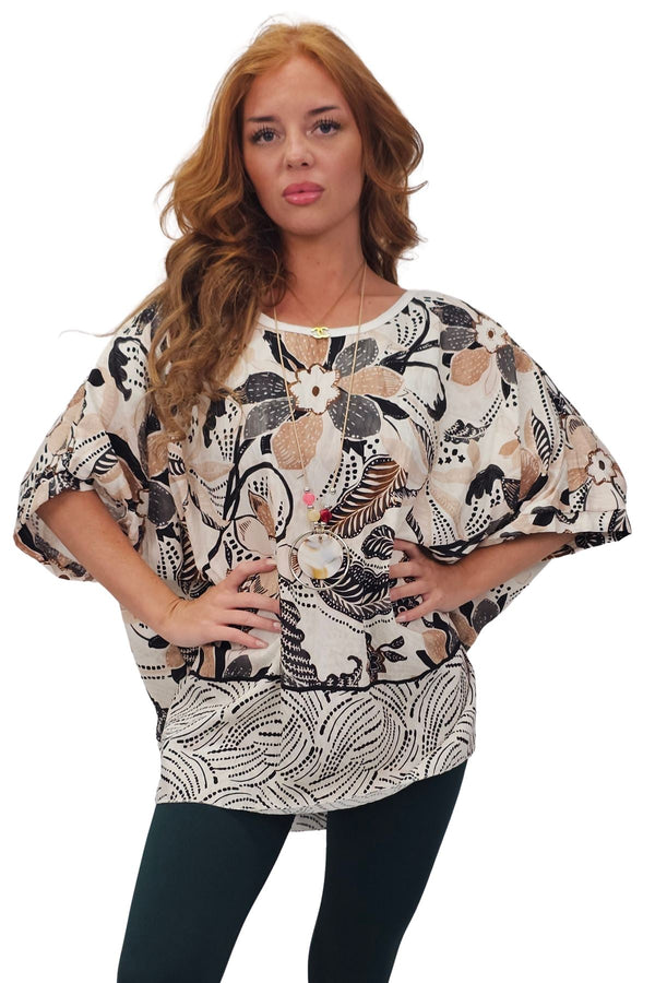 Floral Botanical-Inspired Aesthetic Style Necklace Top
