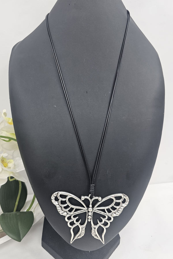 Butterfly Silver Beautiful Necklace