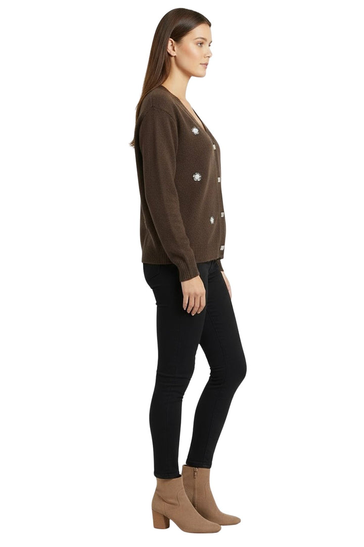 plus size diamond knit cardigan